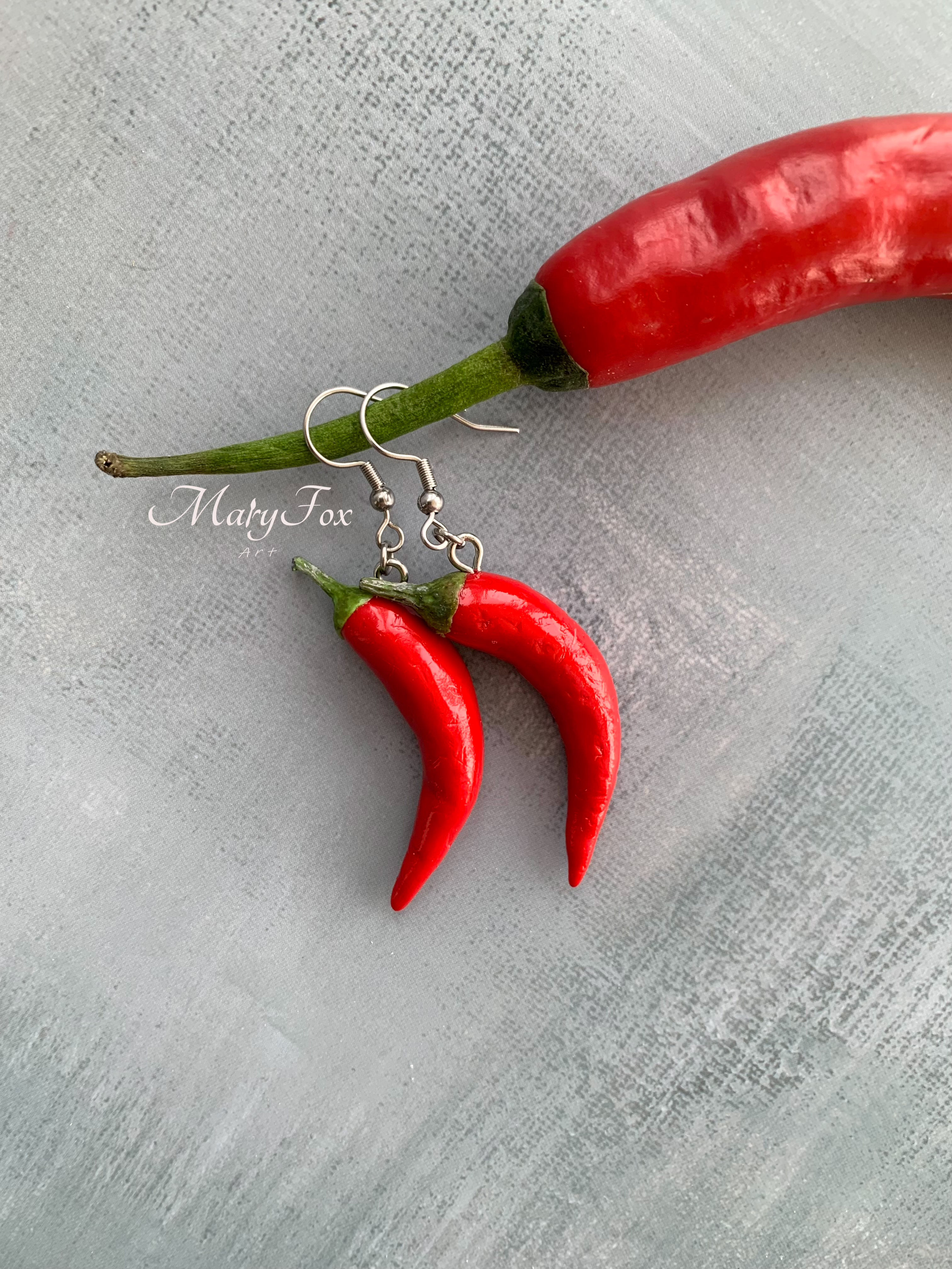 Chili Pepper Earrings