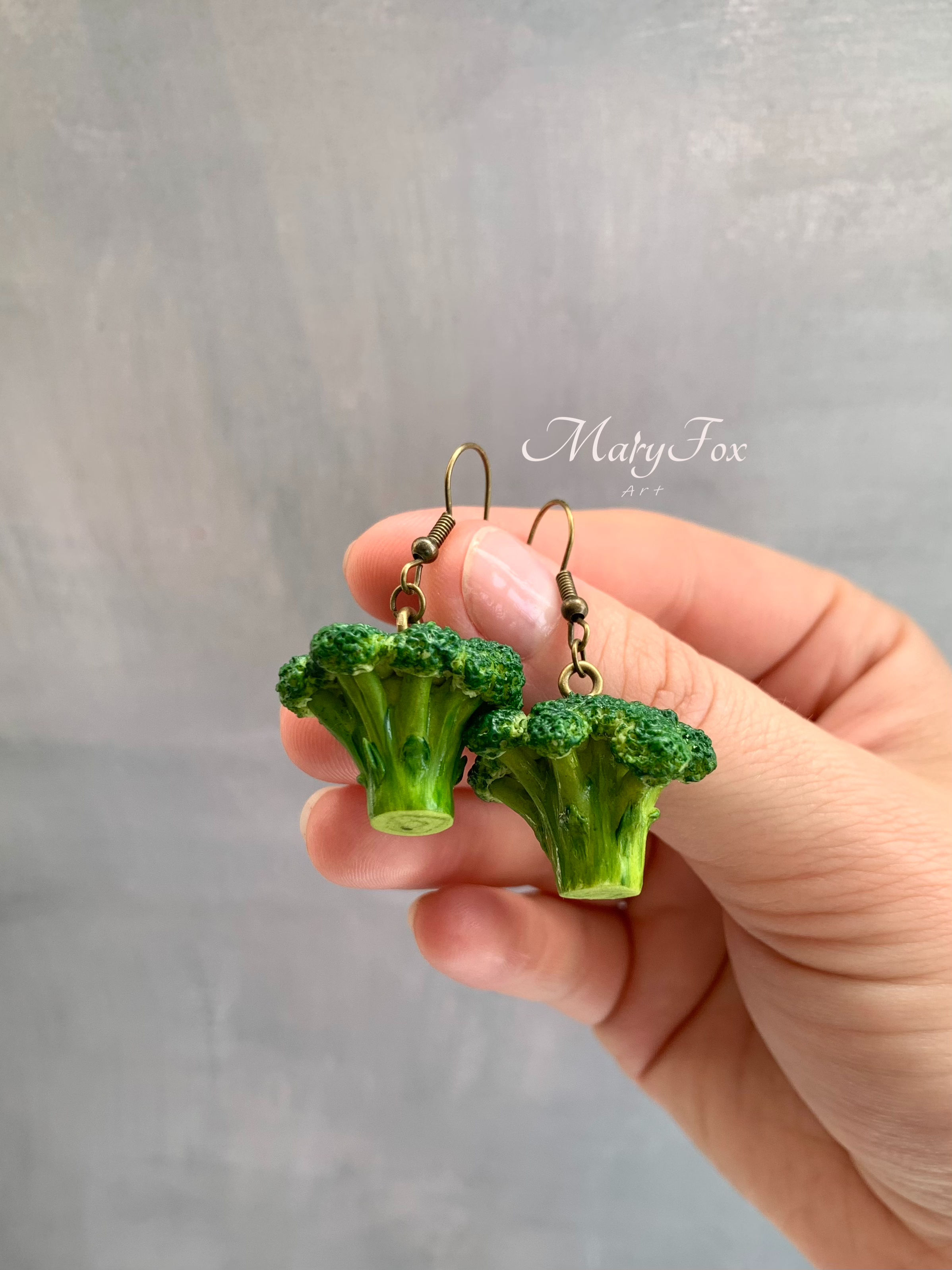 Broccoli Earrings