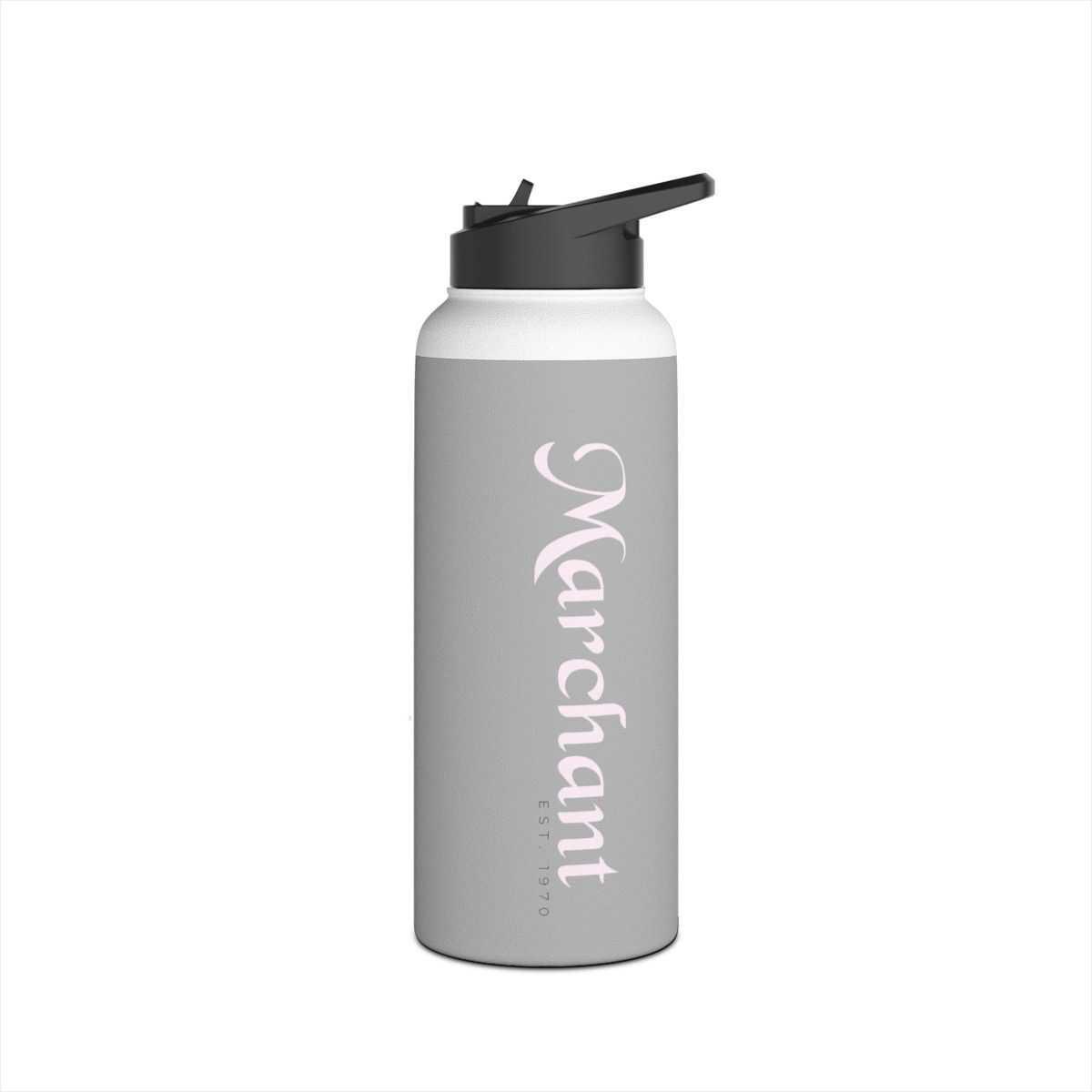 Gray Stainless Steel Bottle