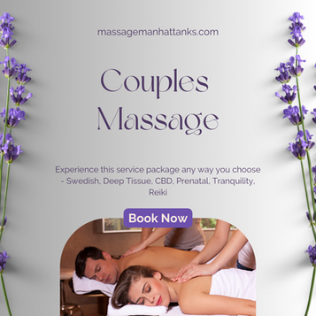 We offer Couples Massages!