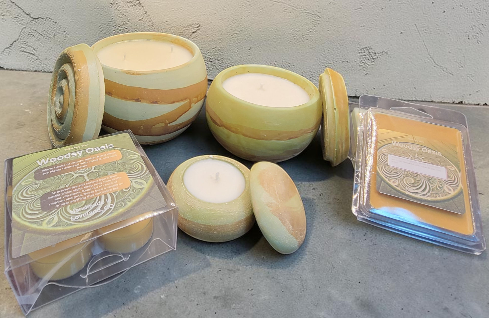 Woodsy Oasis Soy Candle