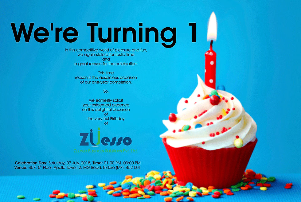 Zuesso turned 1