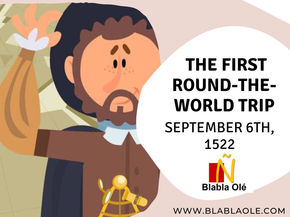 The first circumnavigation of the Earth. A race between Spain and Portugal