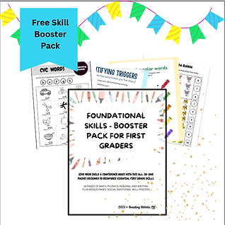 Free Foundational Skills for 1st Graders