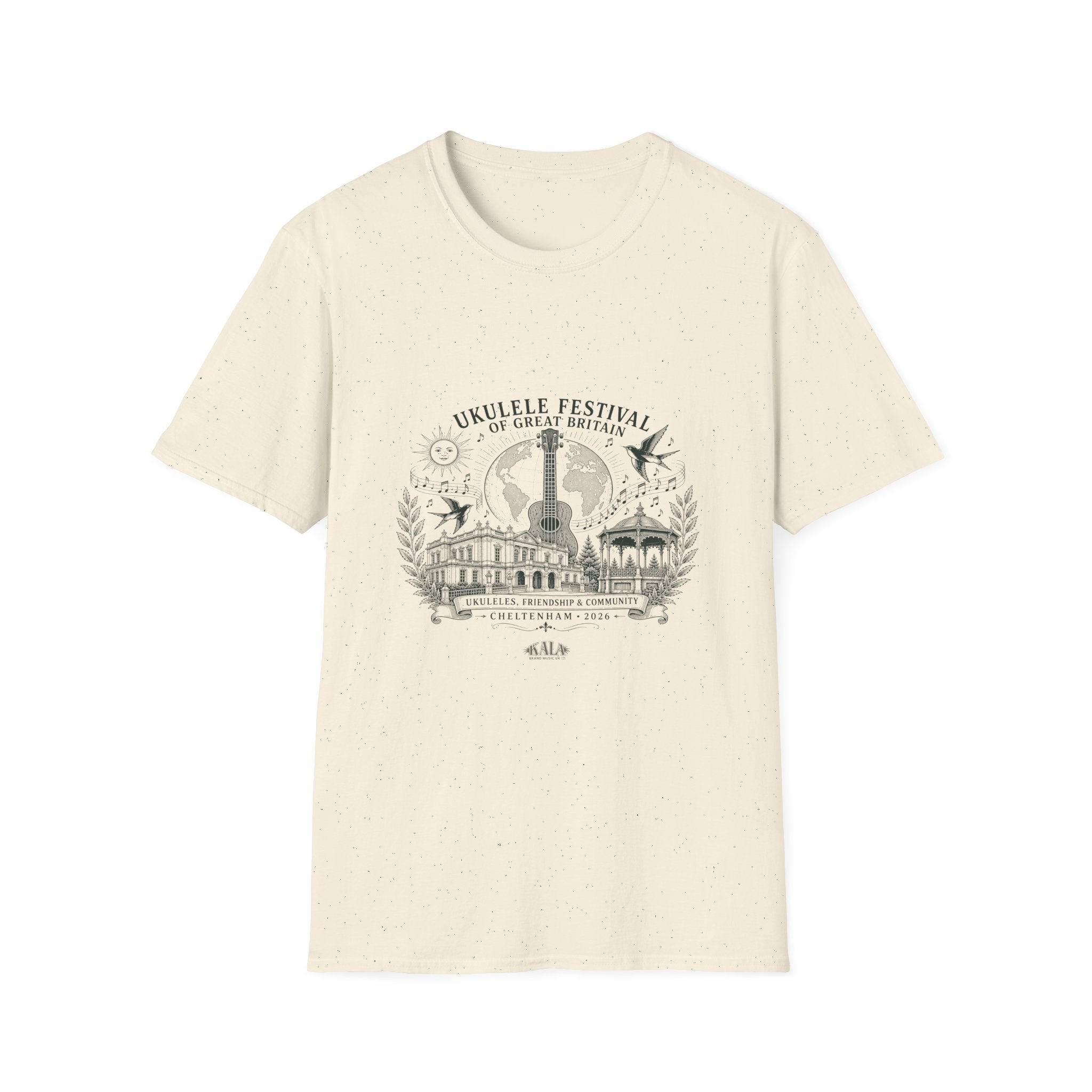 Ukulele Festival T-Shirt — Town hall and bandstand
