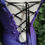 Thumbnail: Purple Lycra one of a kind dress