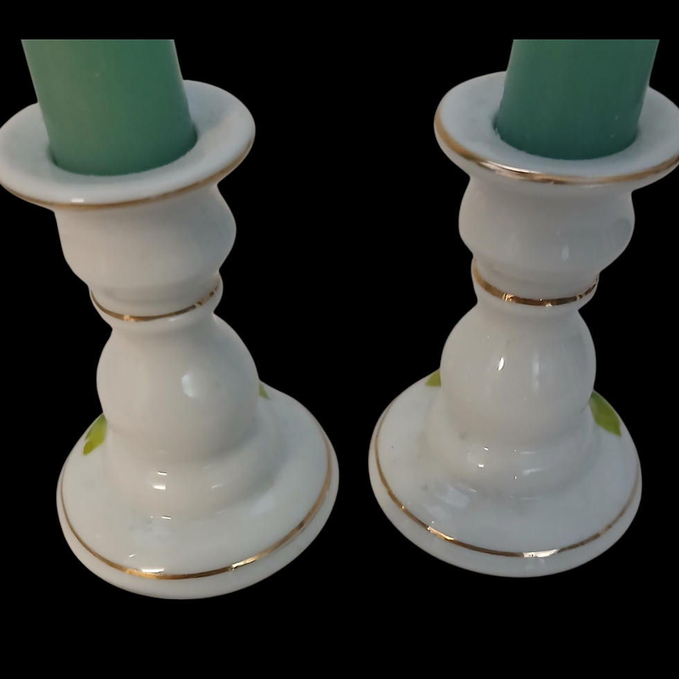 Thumbnail: Pair Vintage candle holders