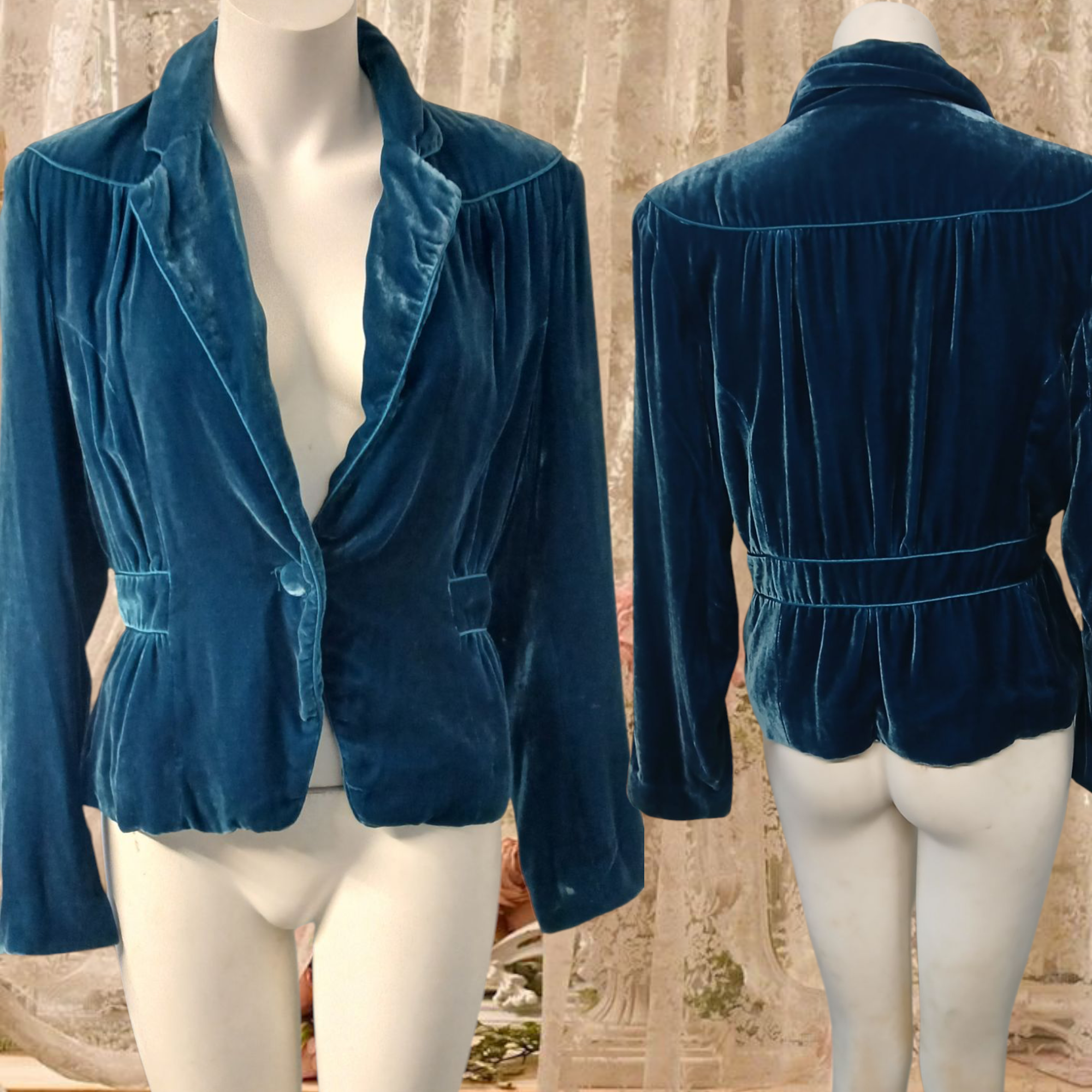 Vintage Miss Shop velvet jacket 