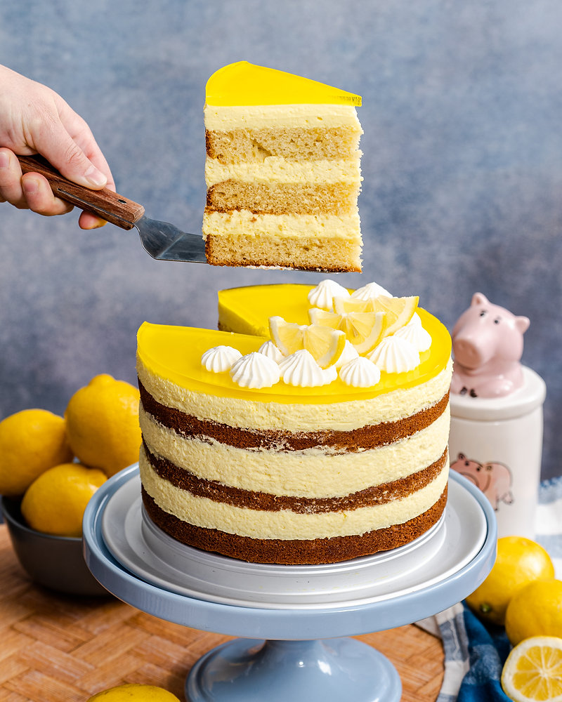 Lemon Mousse Cake