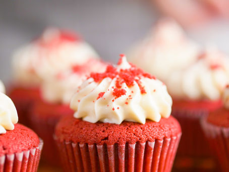 Classic Red Velvet Cake in mini format