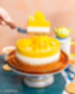Mango Coconut Mousse Cake