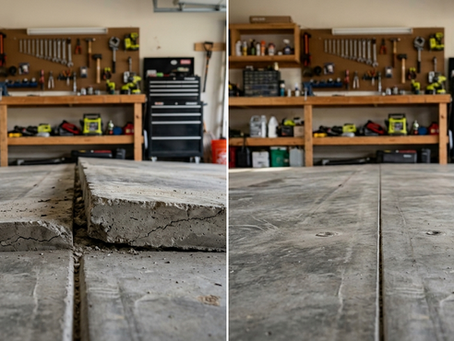Can a Sinking Garage Floor Be Fixed with Concrete Leveling in Terre Haute, IN?