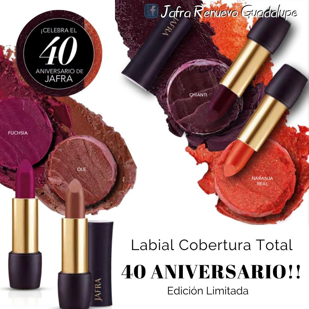 Labial Cobertura Total De Color 40 Aniversario
