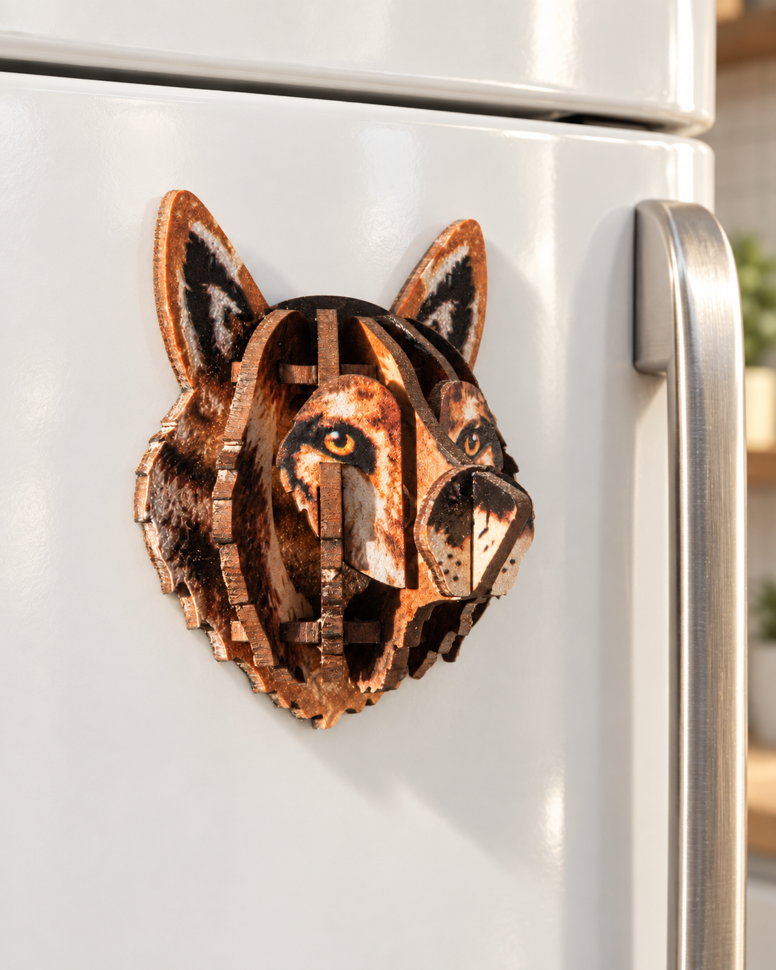 Íman 3D Lobo-ibérico