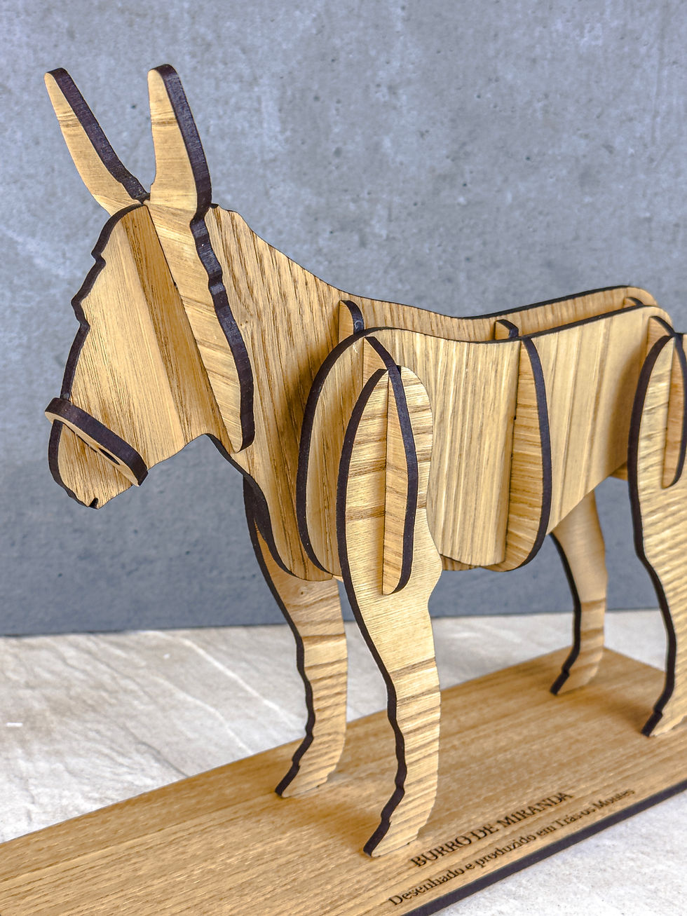 Miniatura: Burro de Miranda 3D