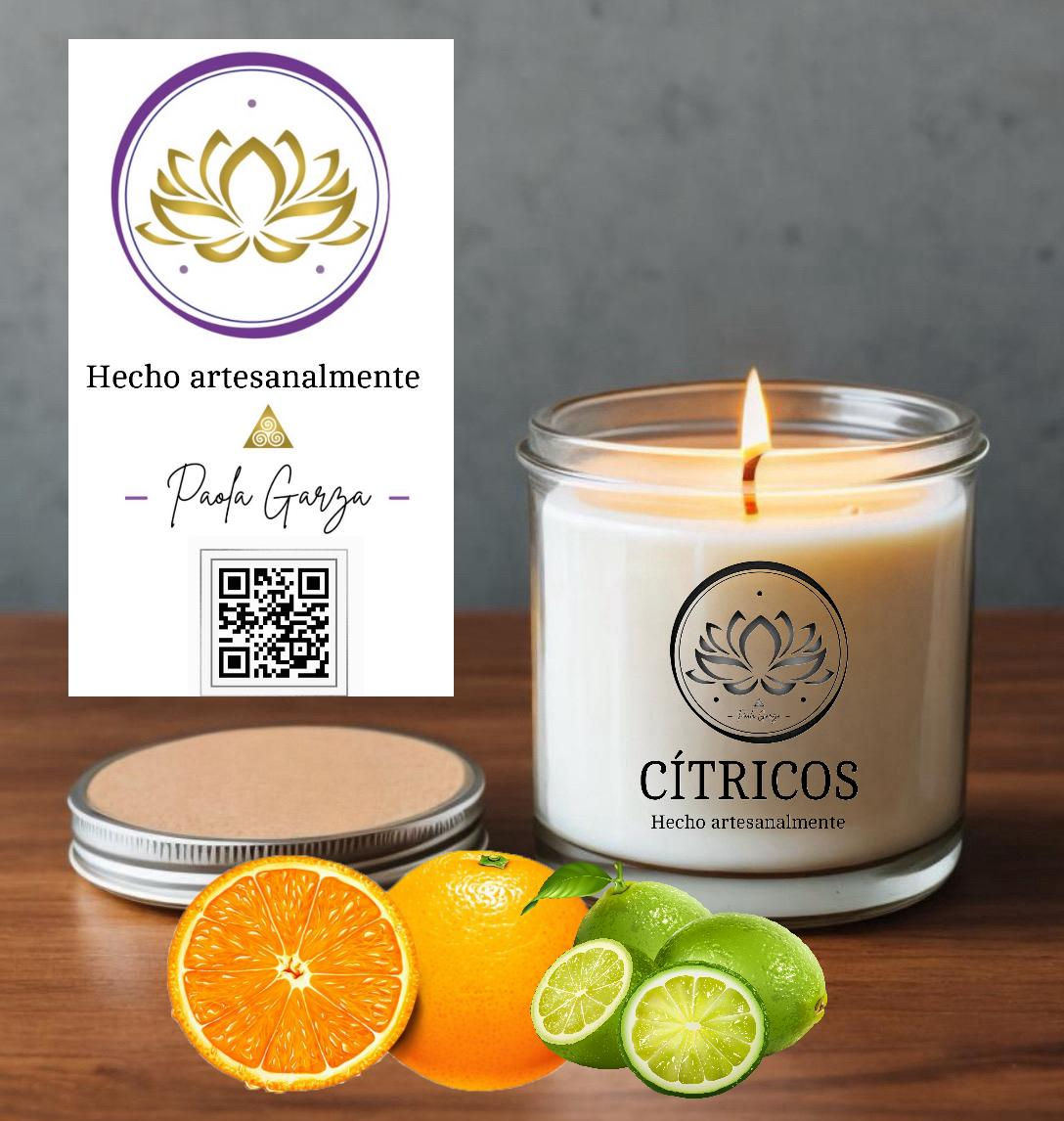 Vela aromática de Cítricos