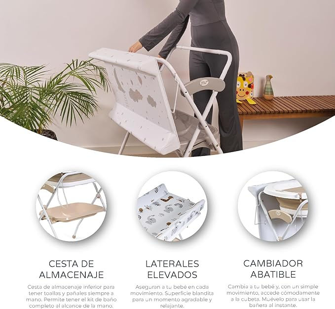 Thumbnail: Ms BabyWorld ZOE - Baignoire bébé avec pieds
