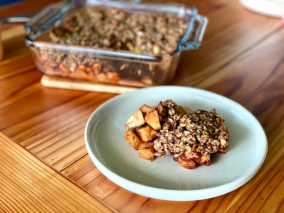 Naturally Sweet Apple Crisp