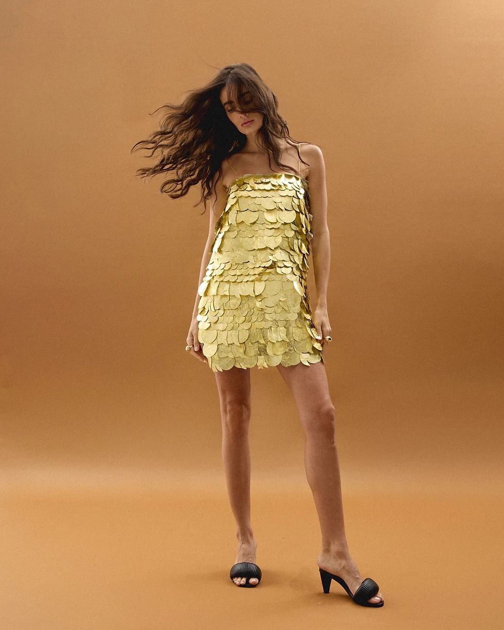 DRESS PESCADORA GOLD