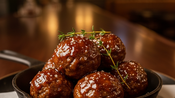 Bourbon Meatballs