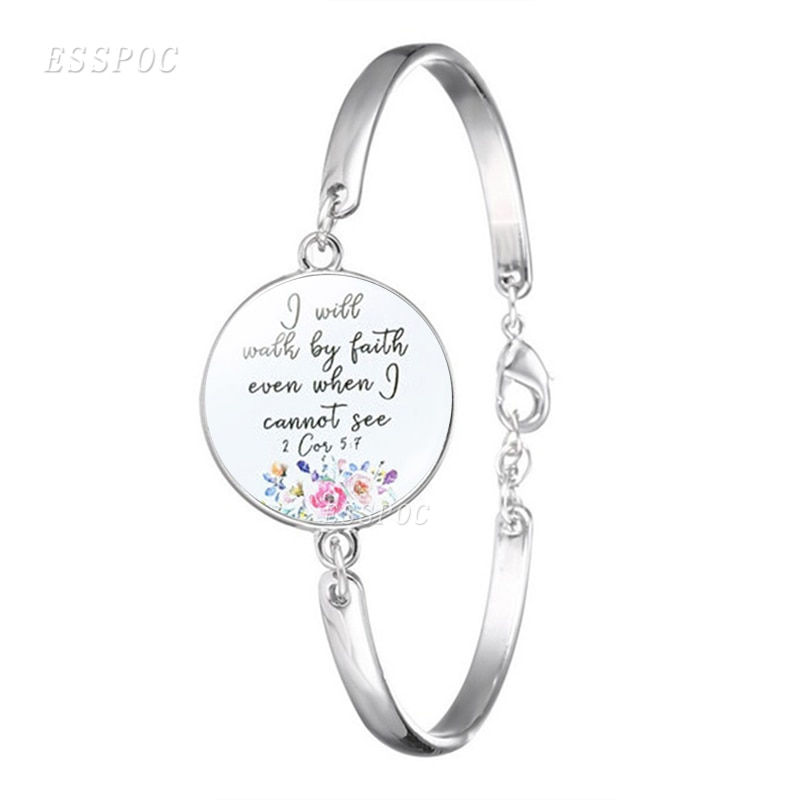 Thumbnail: Christian Bible Scripture Bracelet