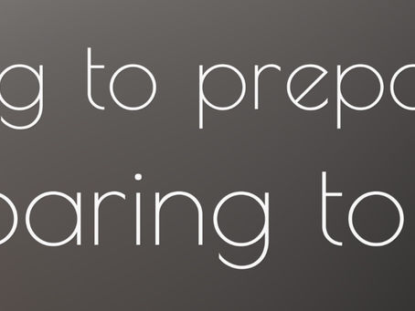FAILING TO PREPARE IS PREPARING TO FAIL