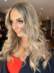long wavy hair