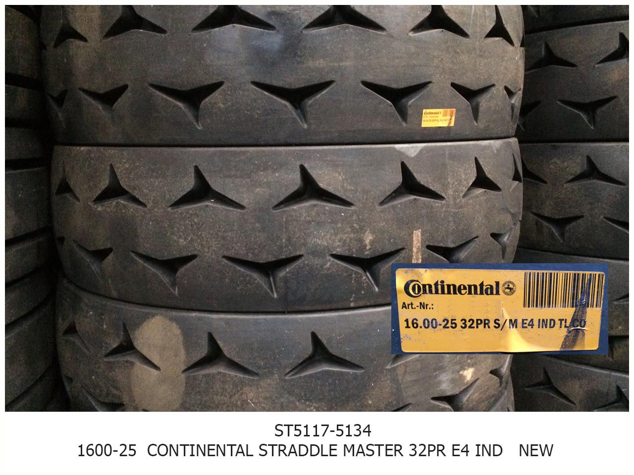 16.00-25  CONTINENTAL  32PR STRADDLE  MASTER