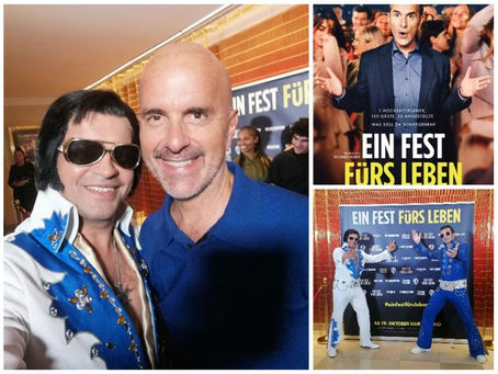 Filmpremiere von "Ein Fest fürs Leben" mit Shelvis und Christoph Maria Herbst