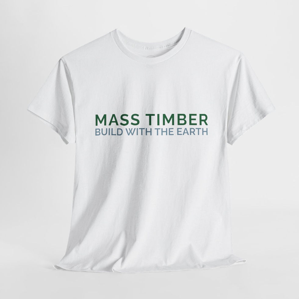 Thumbnail: Mass Timber BUILD WITH THE EARTH t-shirt