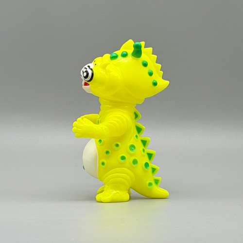 MAXTOY ミニソフビ怪獣 テツオン　蛍光イエロー　未開封 ソフビ】【MAX TOY】テツオン（イエロー蓄光）/MAXTOY マックストイ