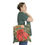 Thumbnail: Vibrant Floral Shoulder Tote Bag, Beach Tote, Gift for Garden Lovers