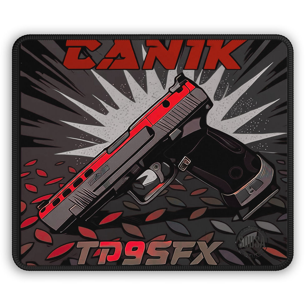 CanikTP9SFX Design Gaming Mouse Pad with, Gamer Gift, Battle Station Decor