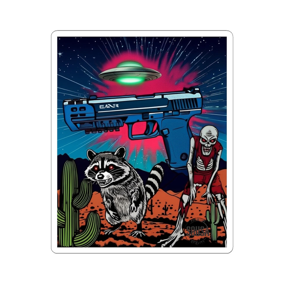 Thumbnail: Canik TP9SF Wasatch Compensator Galaxy Alien Zombie Adventure Stickers
