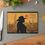Thumbnail: Rustic Cowgirl Glass Cutting Board - Chic Kitchen Decor, Gift for Chefs, Western Home Accents, Cowgirl Style