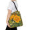 Thumbnail: Vibrant Yellow Rose Floral Tote Bag, Summer Carryall, Nature Lover's Tote