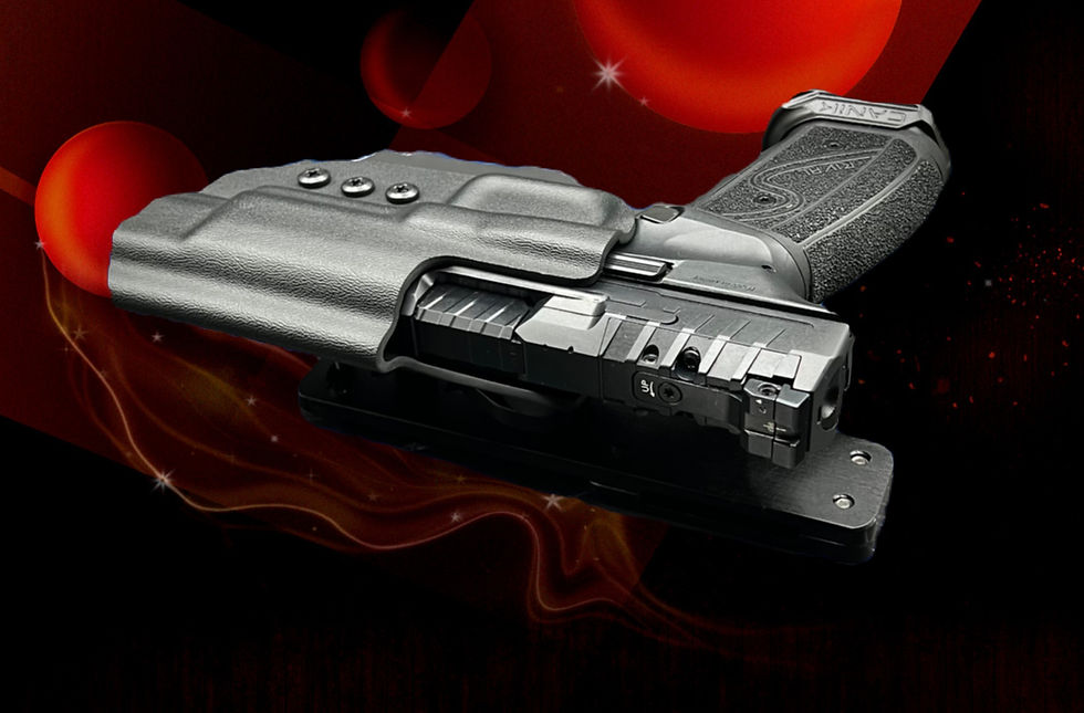 Thumbnail: M&P 2.0 COMPETITOR 125 OWB HOLSTER ON ALUMINUM HANGER