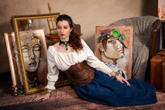 lana dri artiste peintre photothywa thywa photo steampunk victorian