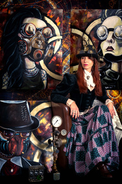 lana dri artiste peintre photothywa thywa photo steampunk
