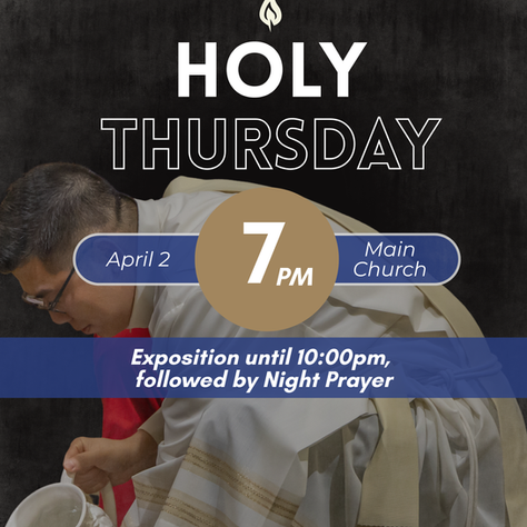 holy thursday 