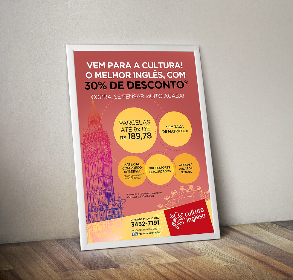 Cultura Inglesa Cartaz