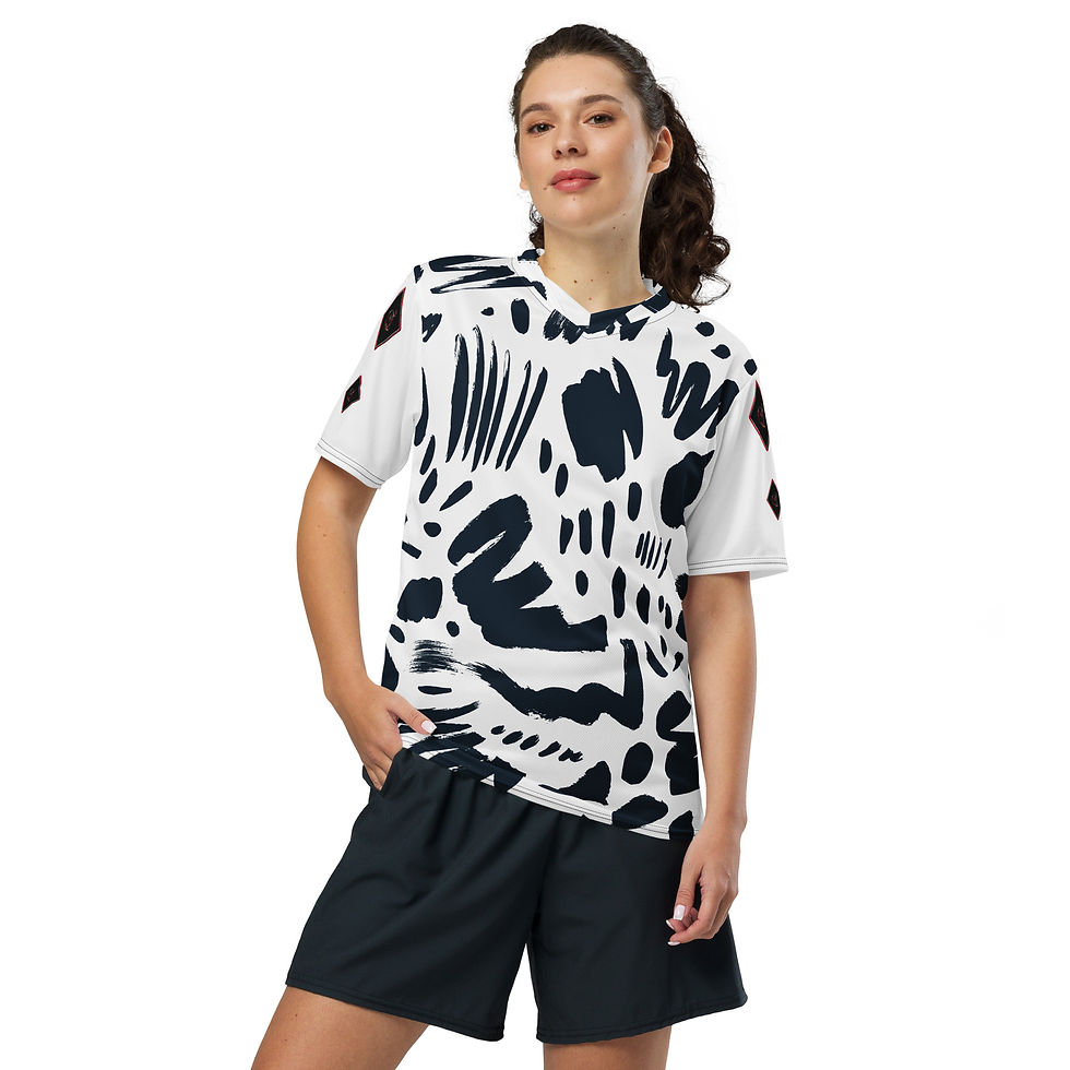 Thumbnail: Recycled unisex sports jersey
