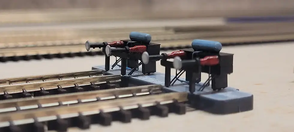 Thumbnail: N Gauge / N Scale Hydraulic Buffer Stop x2
