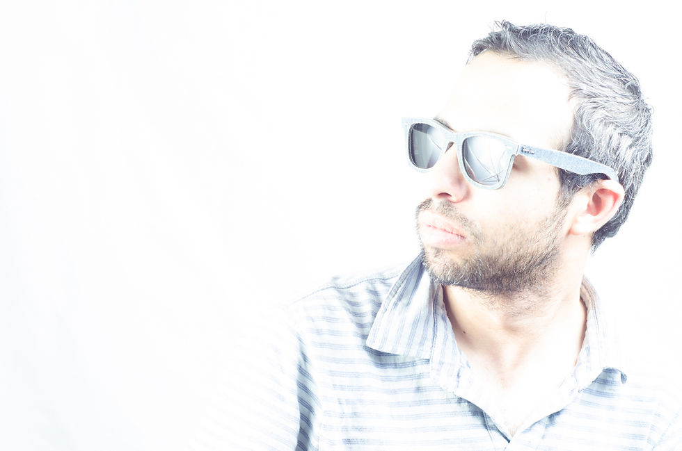 High-Key Self-Portrait