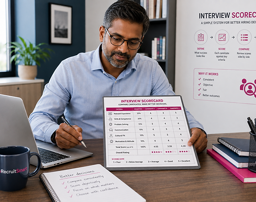 Interview Scorecard guide for employers