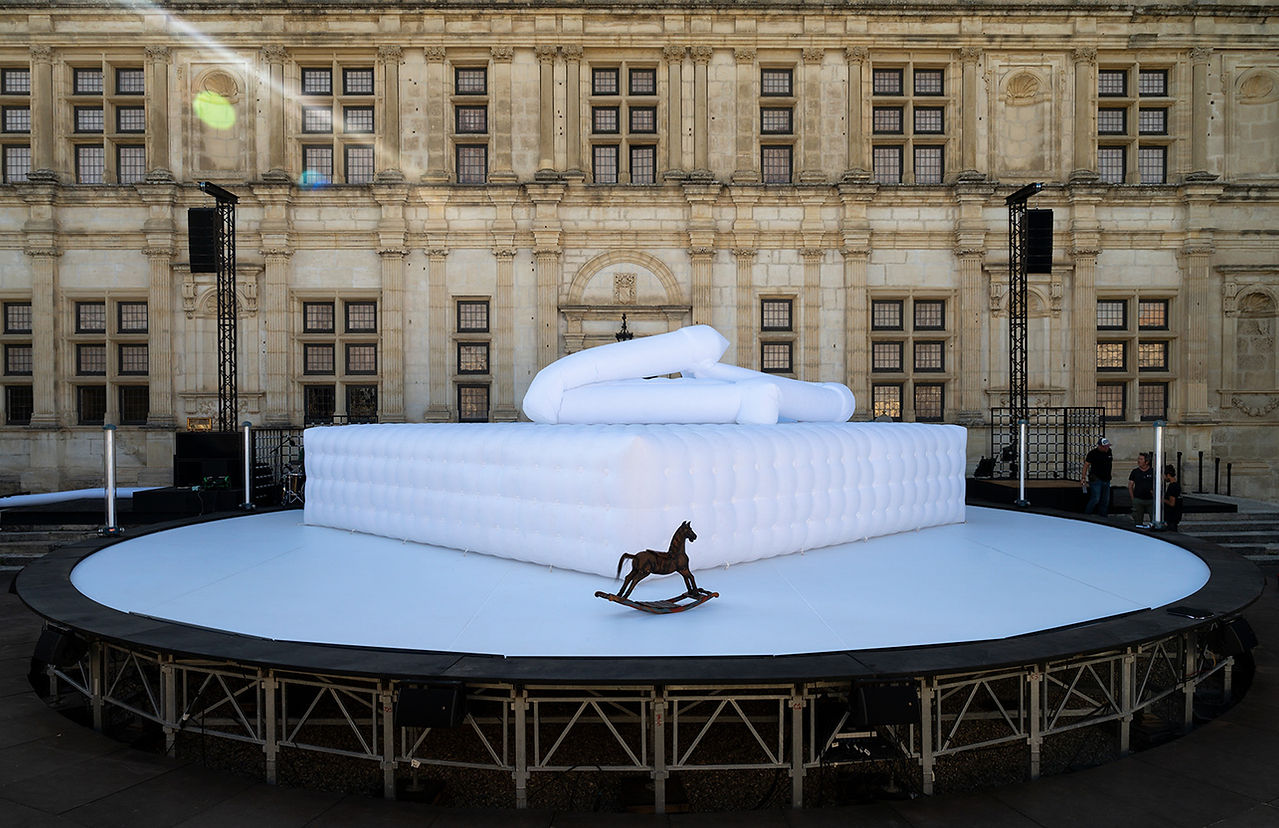 Le cid par Jean Bellorini - Structure gonflable par ATC