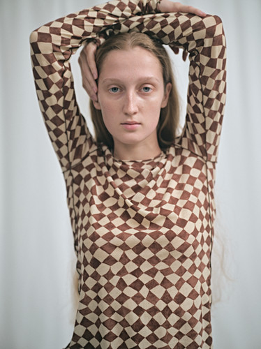 Diamond Print Rib L/S Pullover | hakuji
