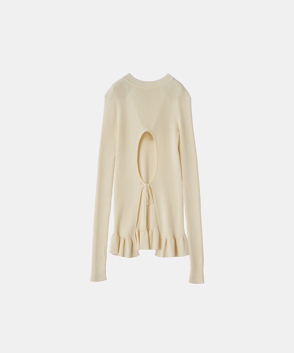 サムネイル： Open Back Sweater
