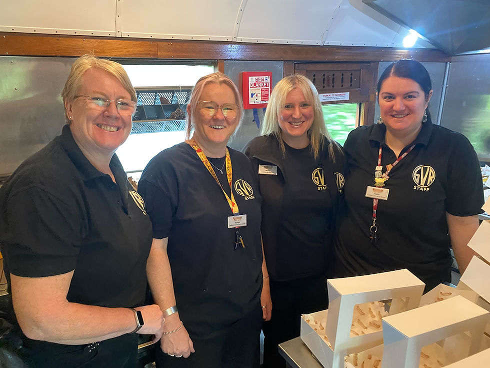 The SVR catering team for the day
