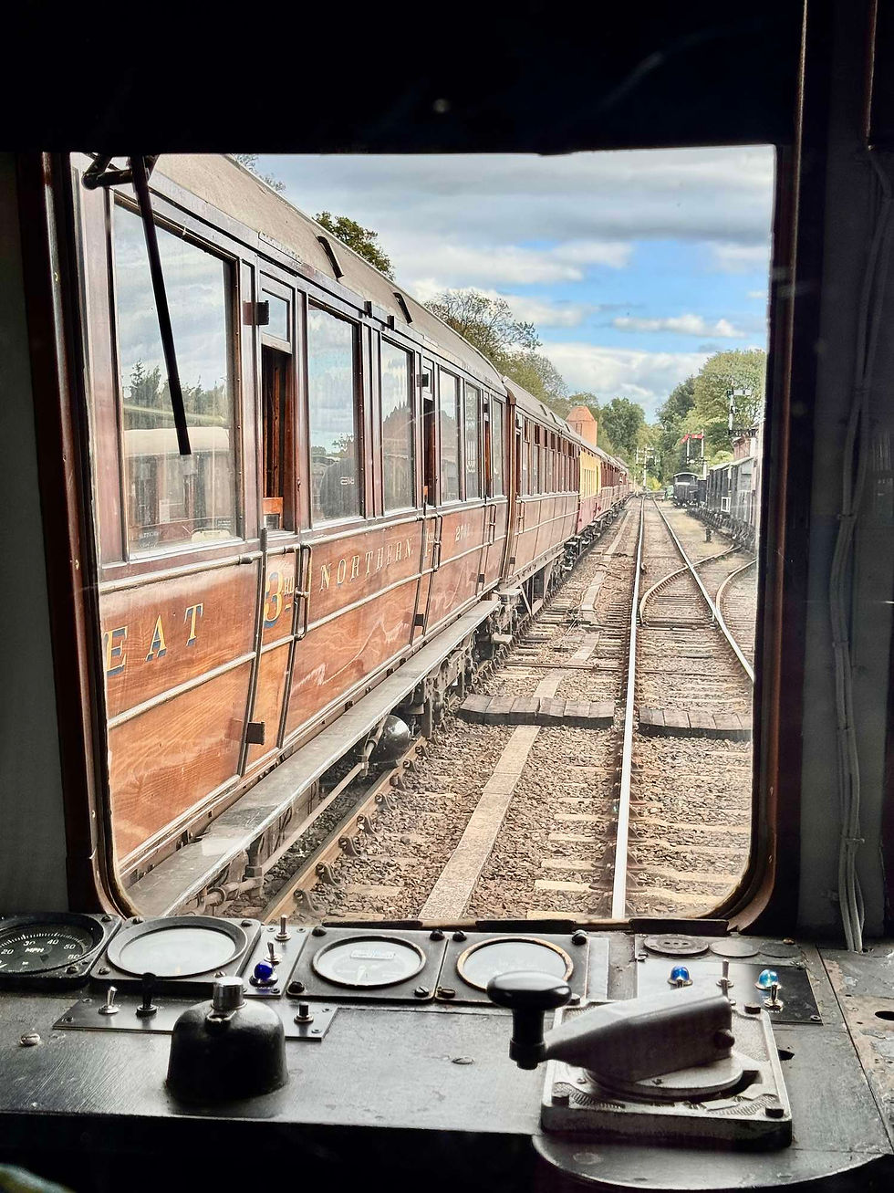 Driver's view from the 108 DMU - David Bissett